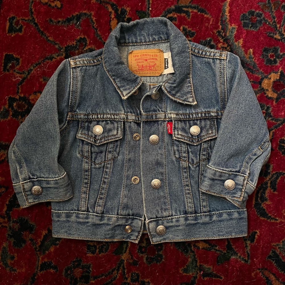 Levi’s denim jacket — 6-9 months